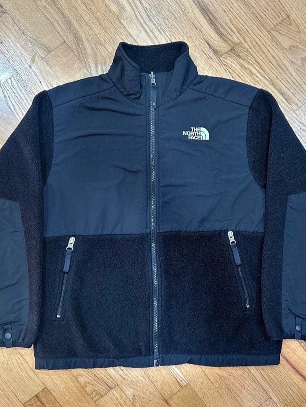 The North Face Boys Denali Fleece Jacket Boys Large (14/16) Black